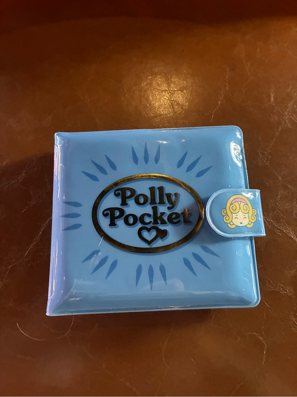 Polly Pocket Blue Vinyl wallet